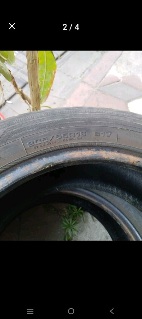 2 adet 205.55.16 lastik - 2