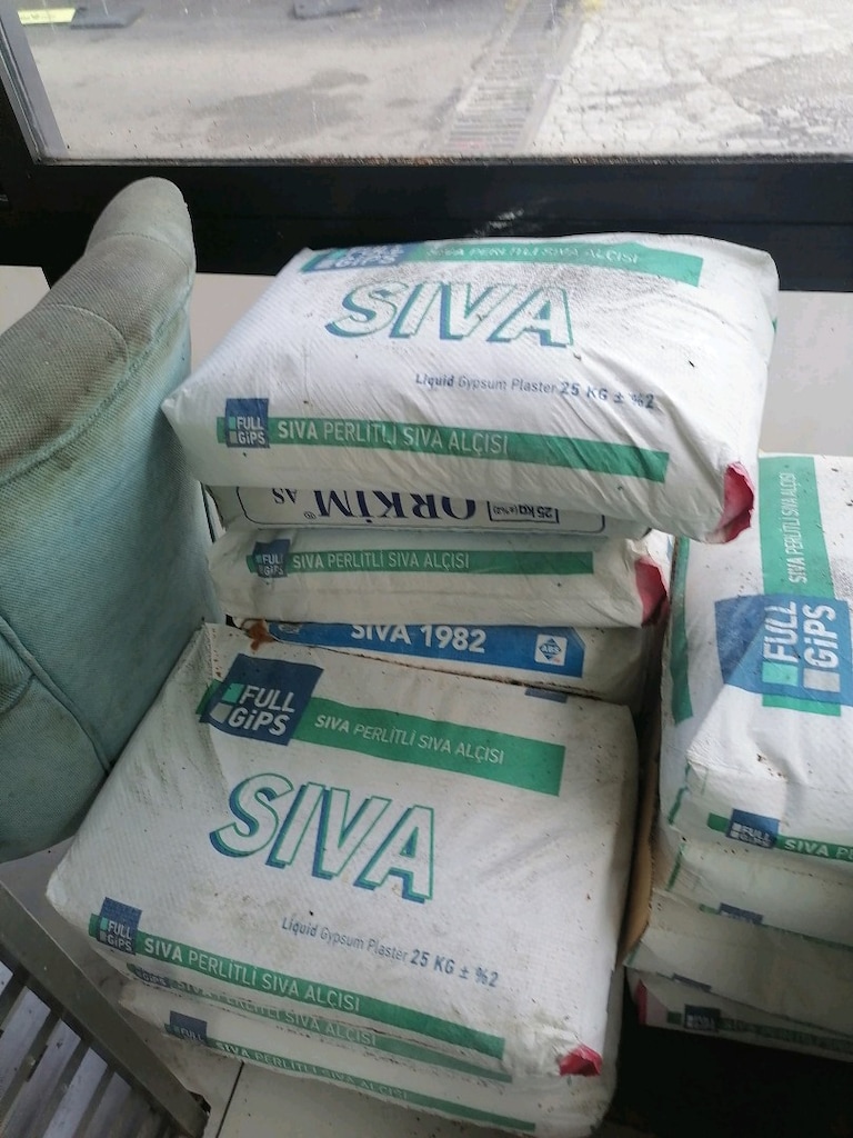 13 adet PERLİTLİ SIVA ALÇISI 25KG - 2