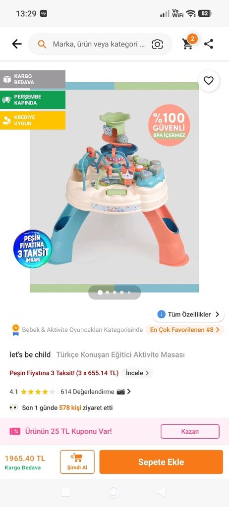 oyun aktivite masası - 2