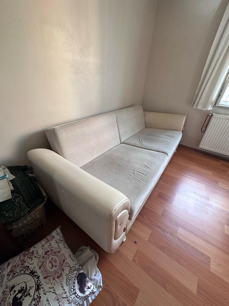 İkinci El Geniş Oturma Alanlı, Baza Özellikli Kanepe / Çekyat sandıklı - 8