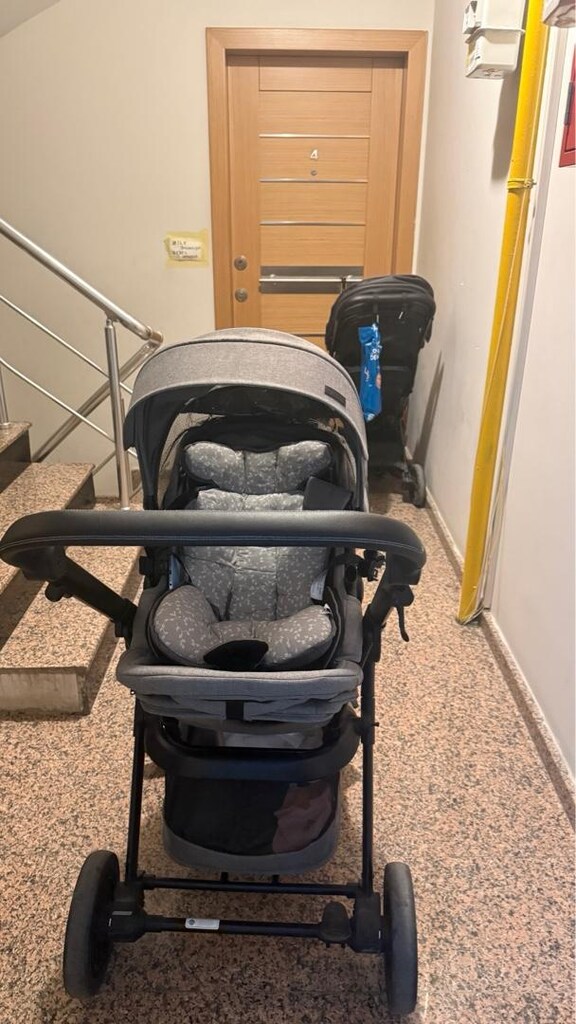 El Ele Alroad 3 Travel Sistemli Bebek Arabası – Silver Gri - 5