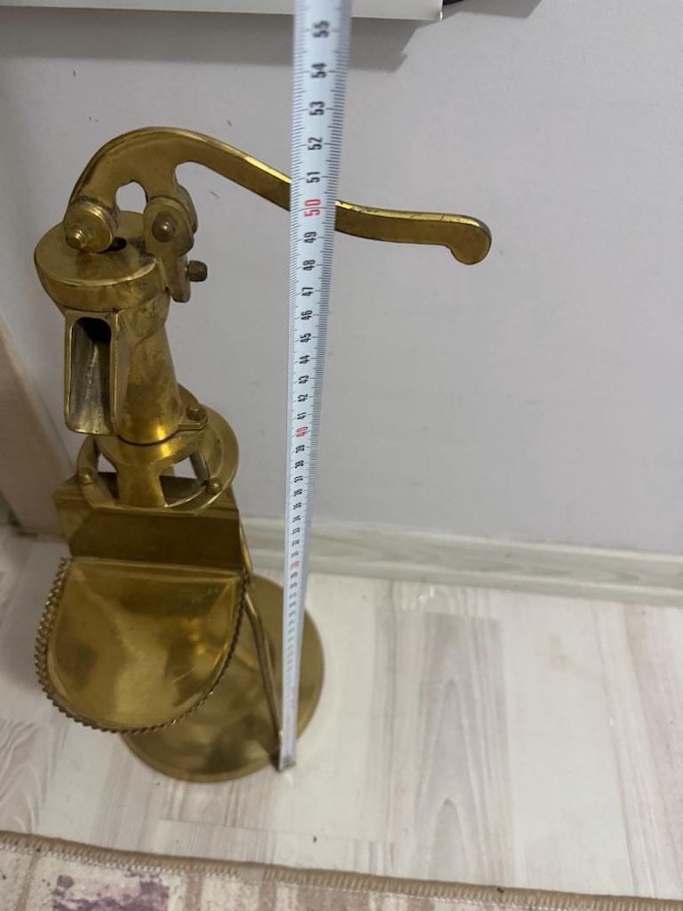 Eski Pirinç İçki Tulumbası - 4