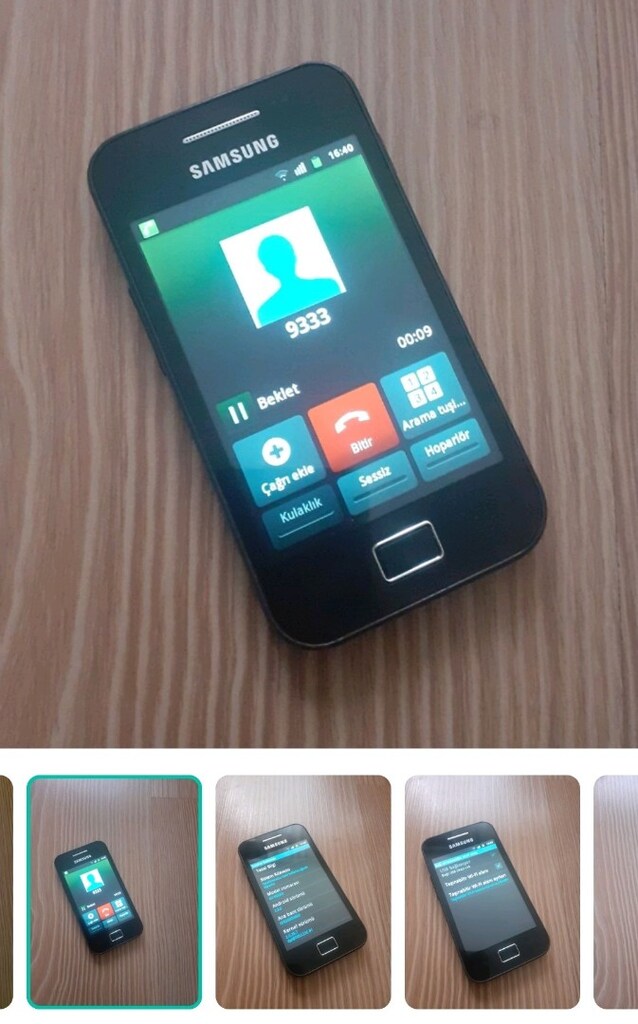 SAMSUNG ACE ANNE BABA TELEFONU TEMİZ SORUNSUZ SİYAH VE BEYAZ MEVCUT - 7