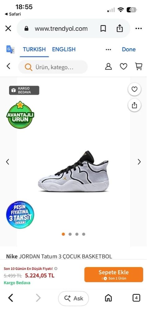 Nike Jordan Erkek Çocuk Ayakkabı - 9