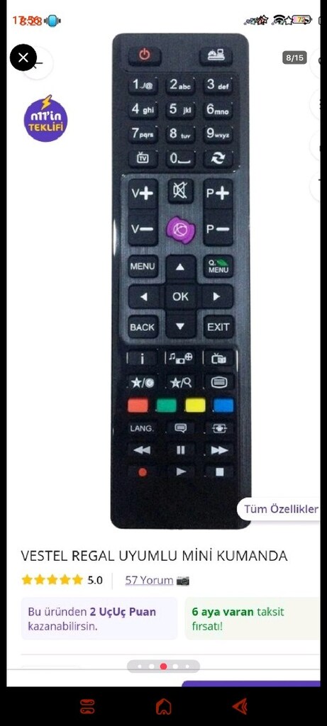 vestel kumanda sifir tum modemlere uyumlu - 15
