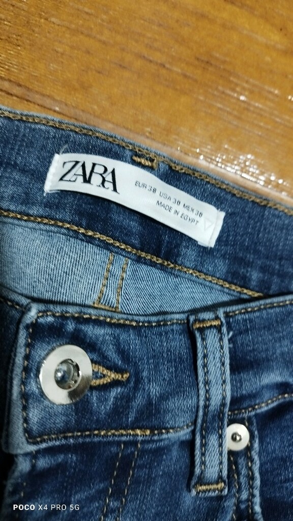 #Zara likralı jeans.Eni çekilince 41 Boyu 97 Paça 13 ???BOMBA İNDİRİM. - 5