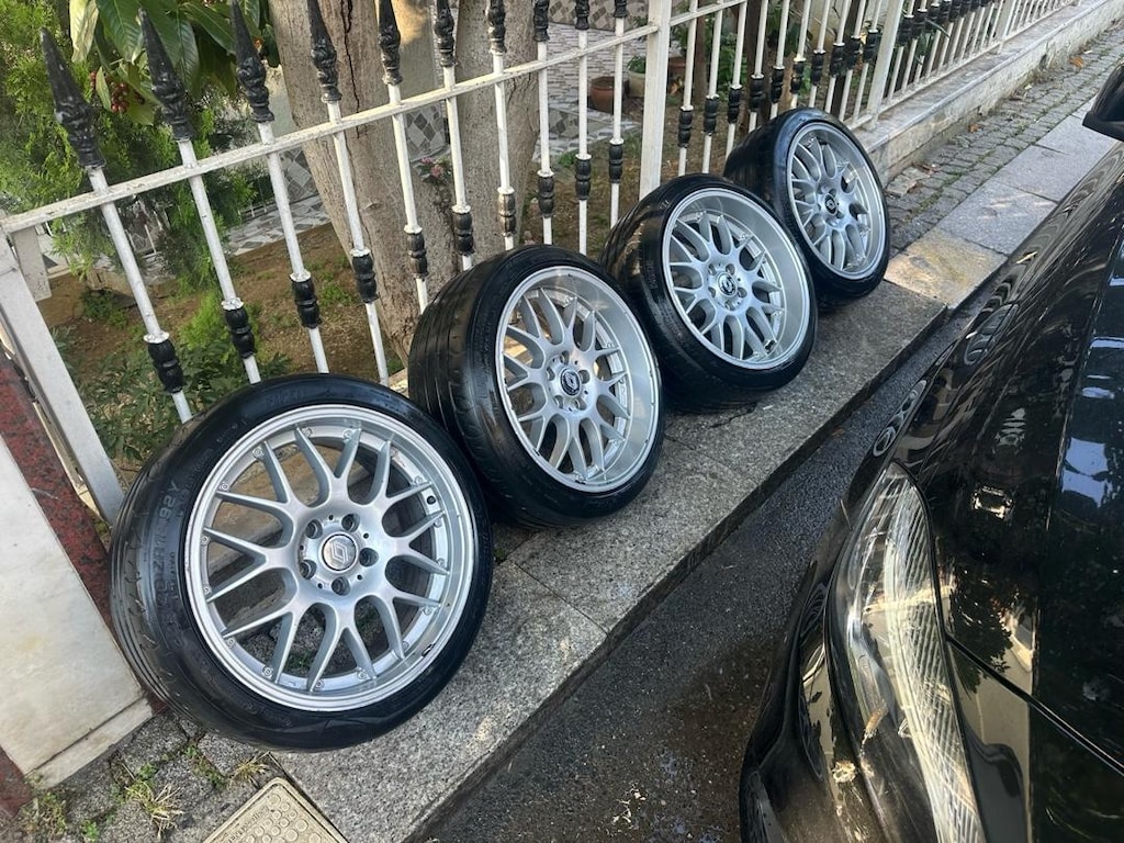 SPOR JANT LENSO RİKEN LASTİK TAKIMI 225 40 18 BİJON 5X114.3 TMZZ - 7