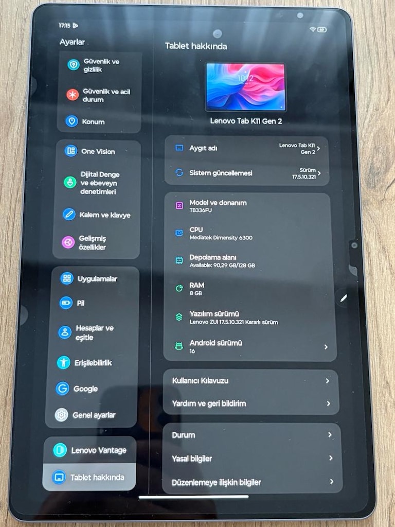 LENOVO TAB K11 GEN 2 TABLET - 4
