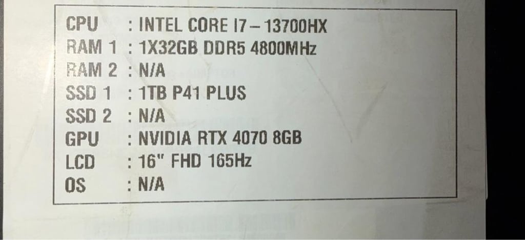 monster Tulpar T6 3.2 RTX4070 Garantili Gaming Laptop - 7