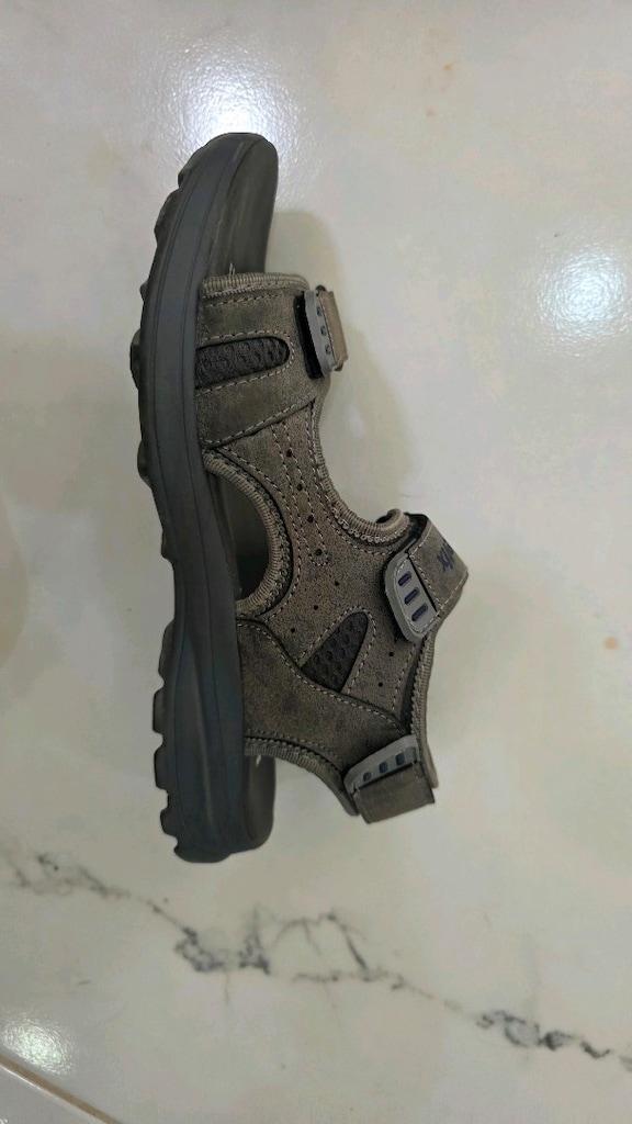 gri kinetix sandal giyilmemiş 38 numara temiz - 2