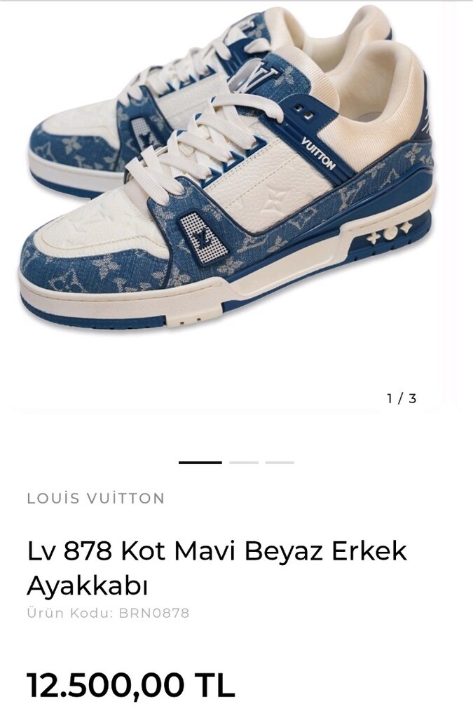 Louis Vuitton LV Trainer Spor Ayakkabı - 5