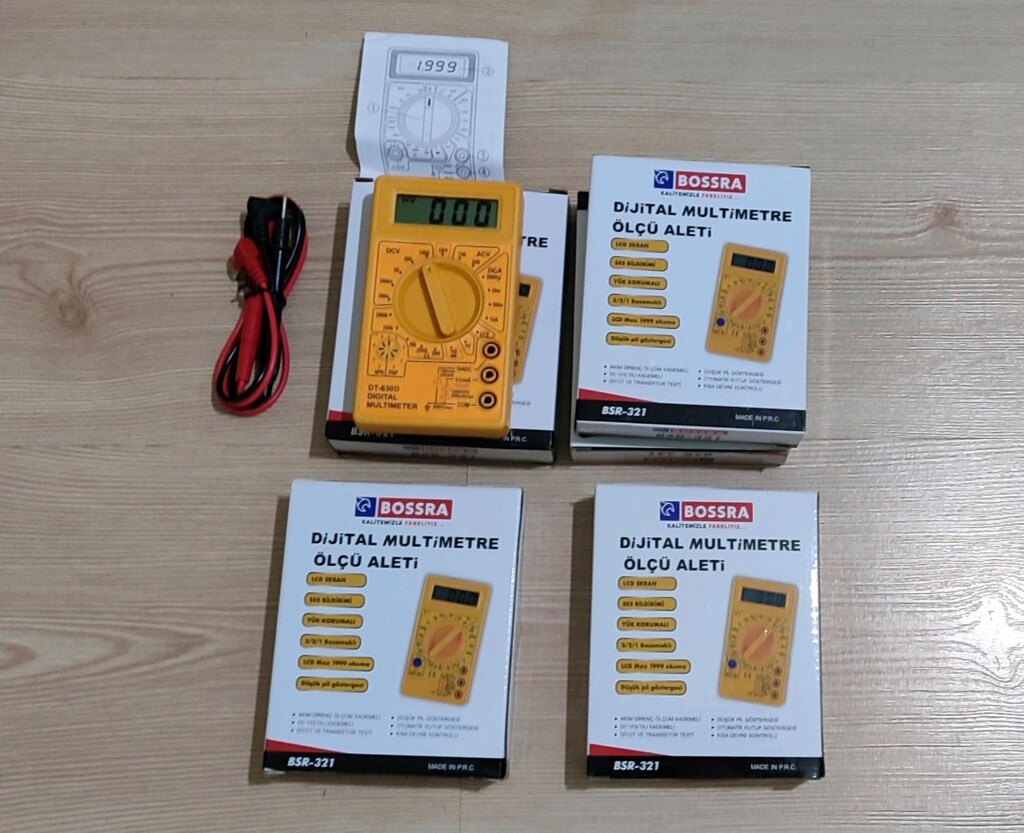 Dijital avometre amper ve volt ölçer - 2