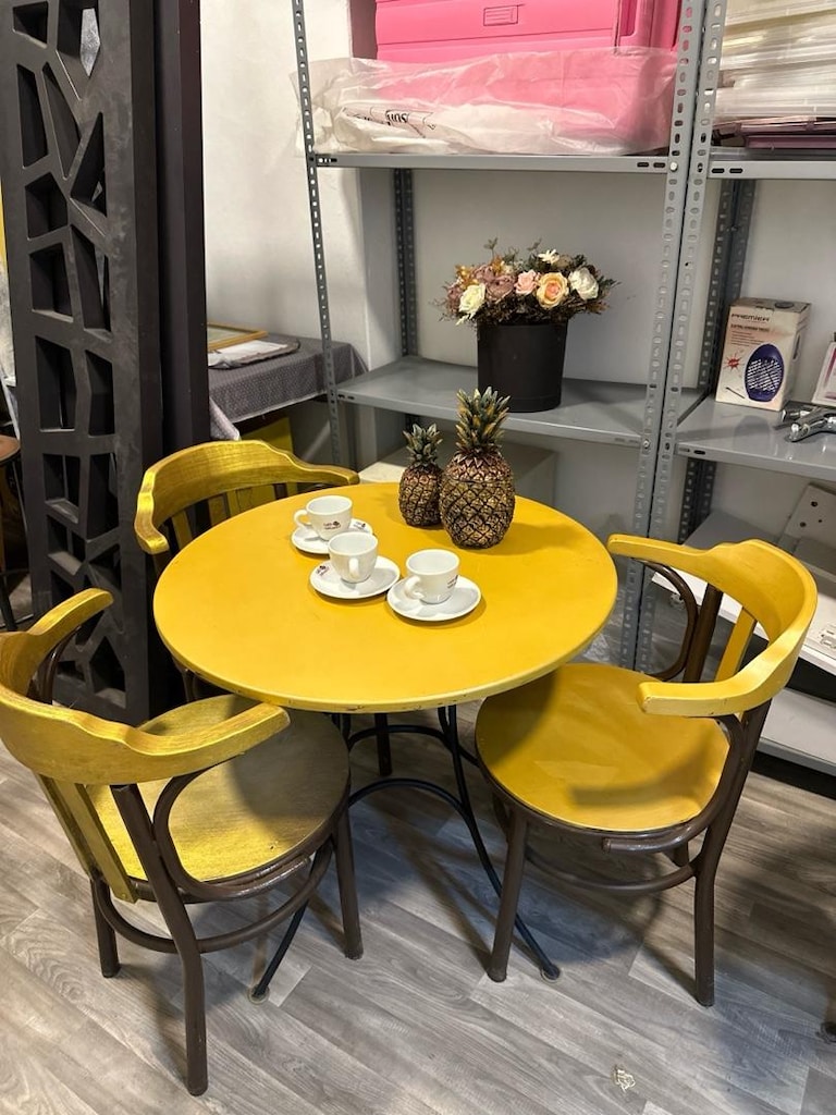 Masa Sandalye Takımı gercek ahsap cafe bahce masa sandalye