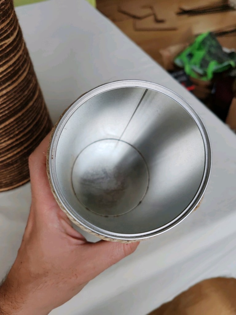 EL YAPIMI TENEKE METAL KUTU TÜRK KAHVESİ NESCAFE HASIR KAPLAMALI ÖZEL - 11