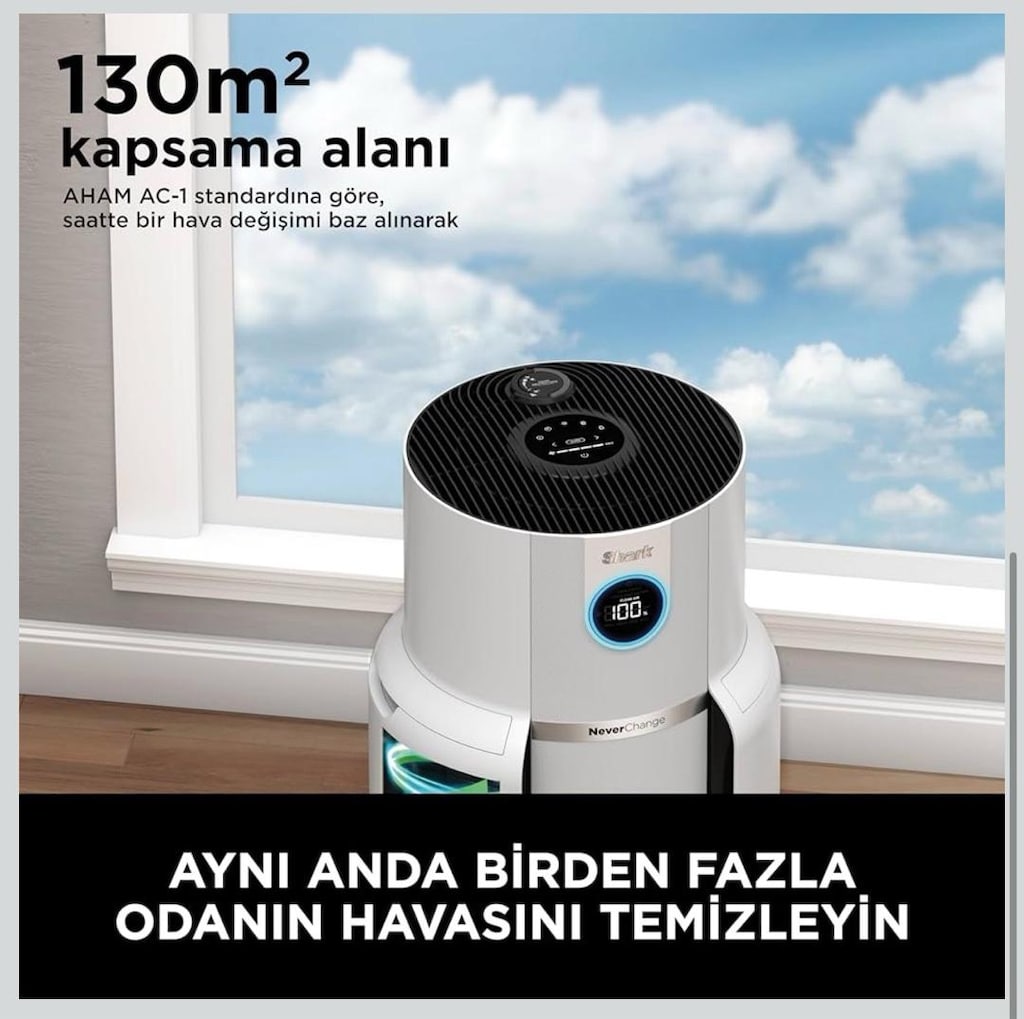 Shark HP300EU Neverchange Hava Temizleyici, 5 Yıla Kadar Filtre Ömrü - 10