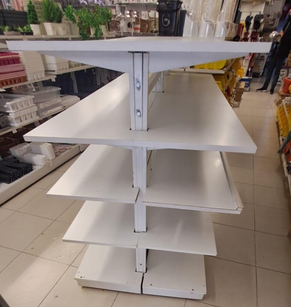 İZMİR İKİ TARAFLI KATLI ORTA REYON MARKET RAFI KELEPİR RAF - 5