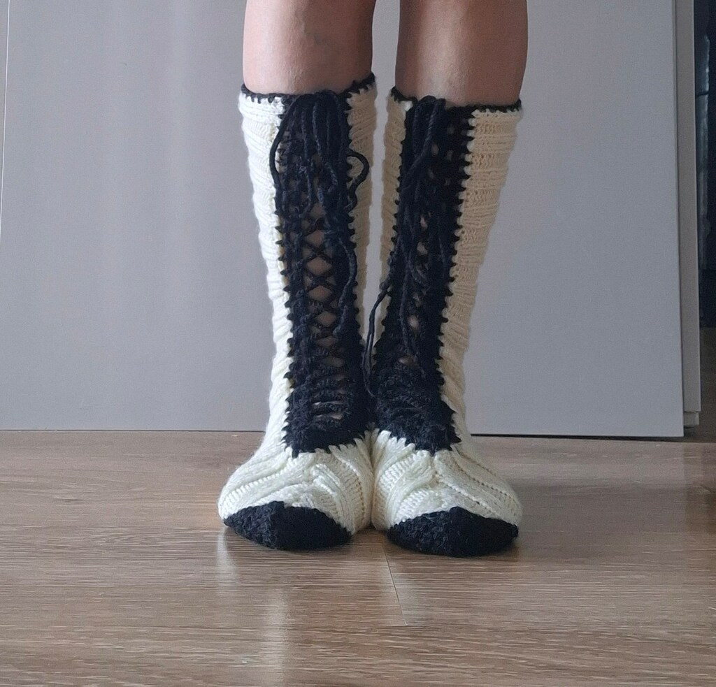 Çizme modeli çorap - 2