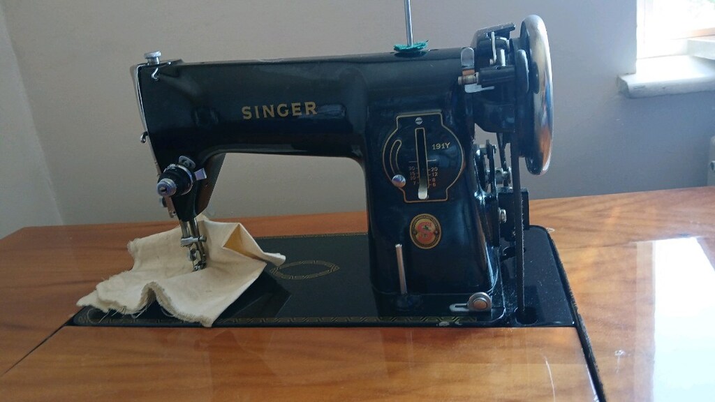 antika singer dikiş makinesi pedallı - 2