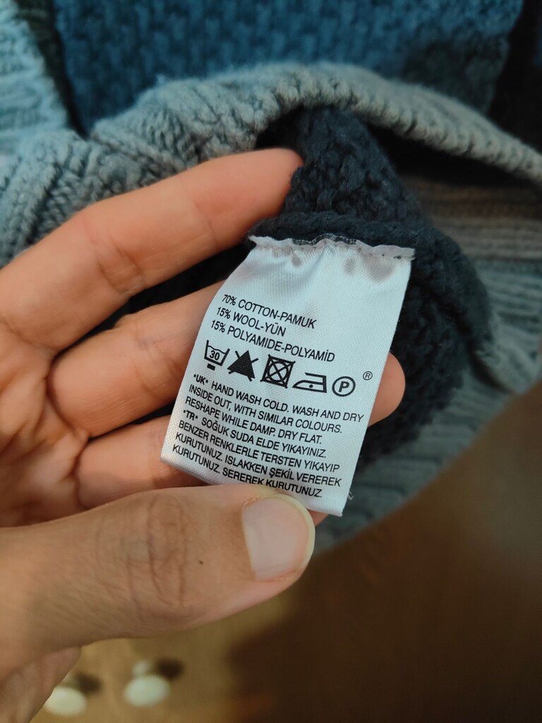 Levis Hırka Çocuk M beden %70 Pamuk %15 Yün - 6