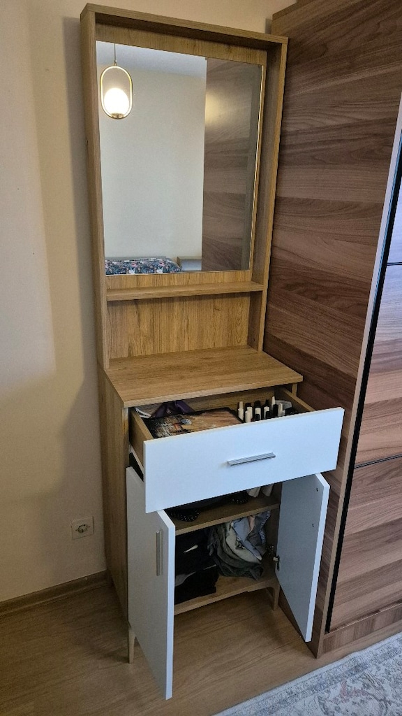 Çok Amaçlı Aynalı Dolap - Vestiyer - 3
