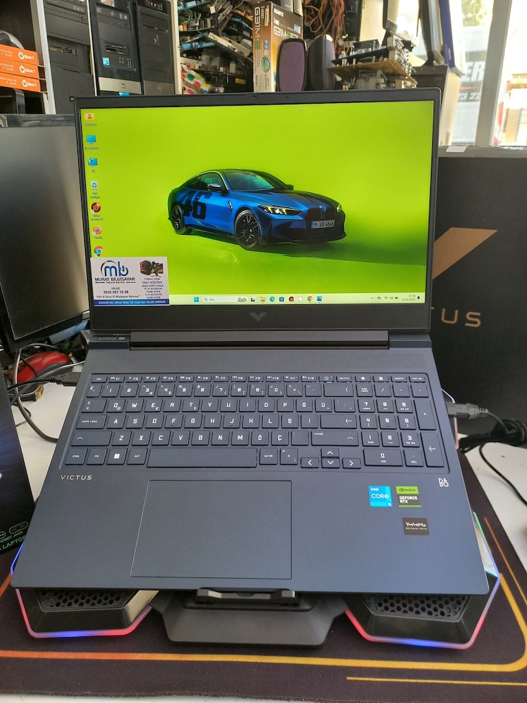 HATASIZ HP VİCTUS İ5 12 NESİL 16 GB RAM DDR5 RTX 3050 Tİ 16.1 EKRAN KA - 16