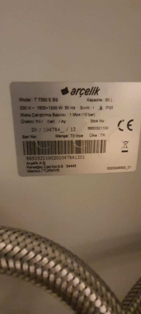 Temiz / Sorunsuz Arçelik T 7380 E BS 80 Litre Dijital Termosifon - 2