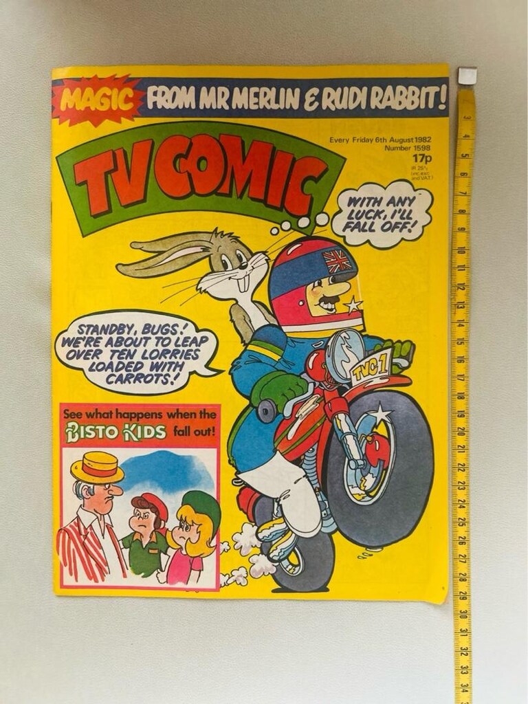 TV COMIC 1982 dergi. - 2