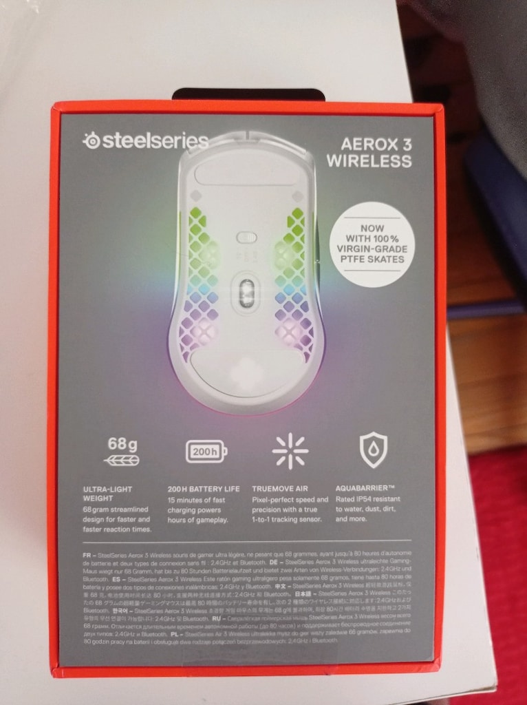 SteelSeries Aerox 3 Wireless Mouse - 2