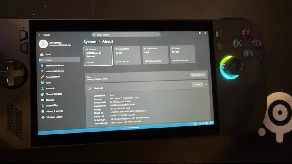 ASUS ROG Ally X El Konsolu - 5