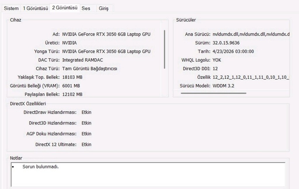 i5 12. Nesil HP Victus 24 GB RAM garantili oyun canavarı laptop - 10