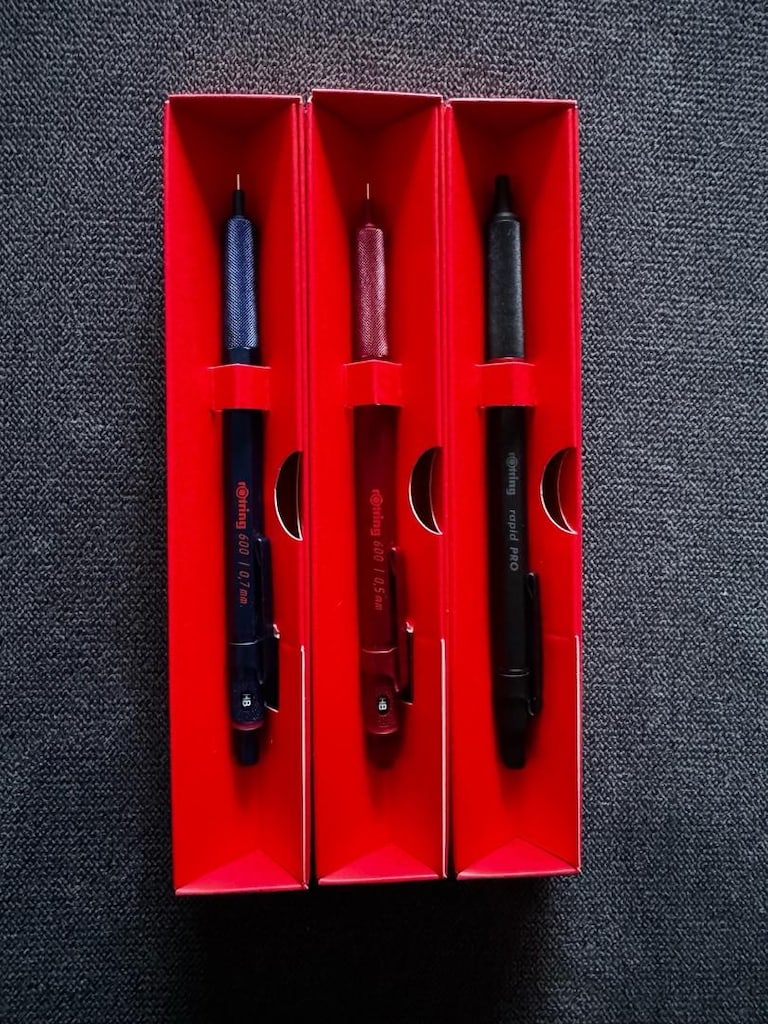 Rotring 600 kurşun kalem tükenmez kalem - 2