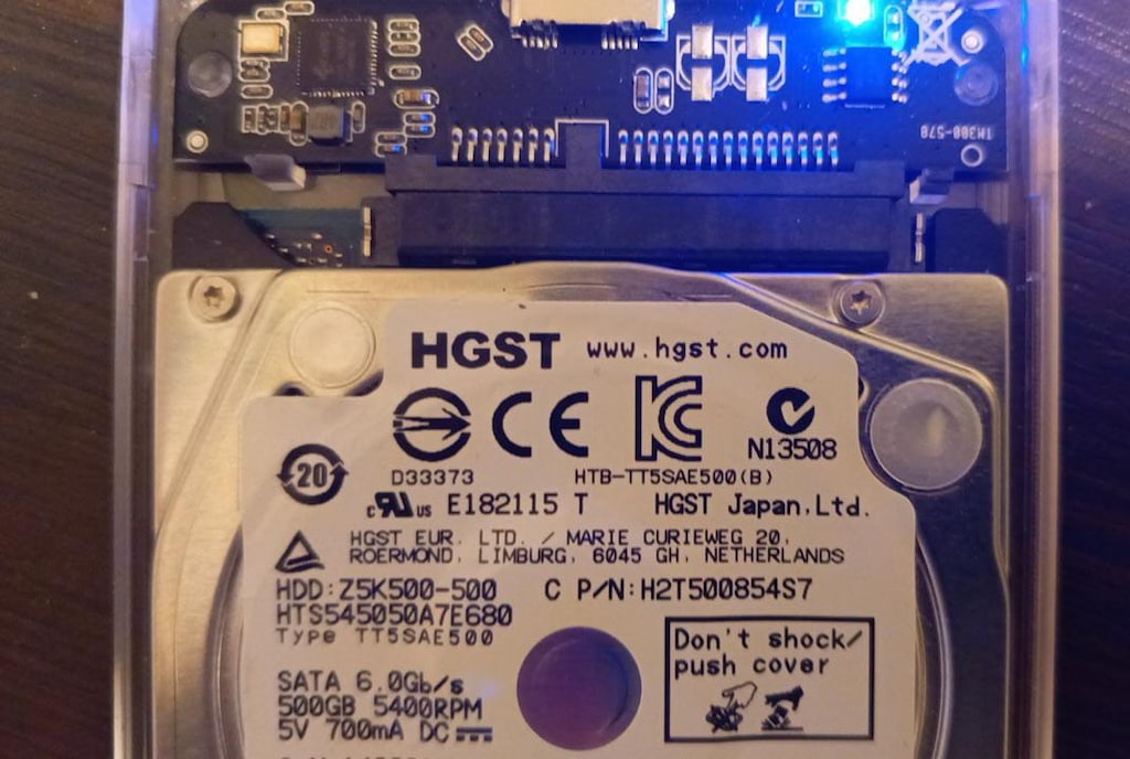 HGST 500 GB HDD 5400 RPM - 2