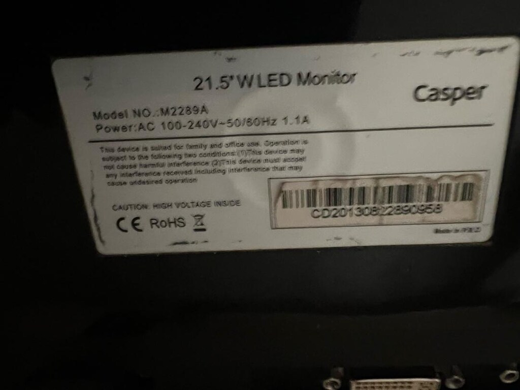 casper monitör 21. 5 inc LEF MONİTÖR - 4