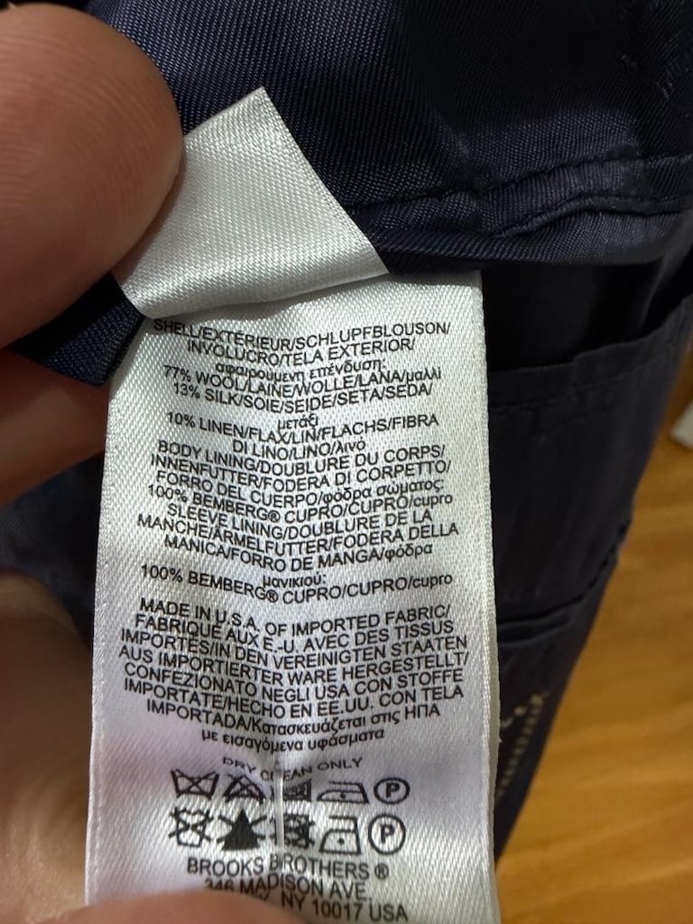 ipek yün karışımı brooks brothers ceket - 5