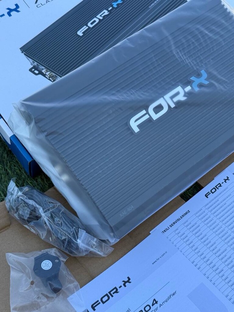 FORX XAE-804 AMFİ SIFIR KAPALI KUTU BASS KONTROLLÜ - 3