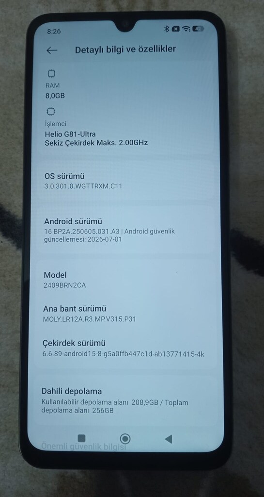 Redmi 14 C 8 GB RAM / 256 GB – Temiz, Sorunsuz, Ufak Kozmetik Kusurlu - 2