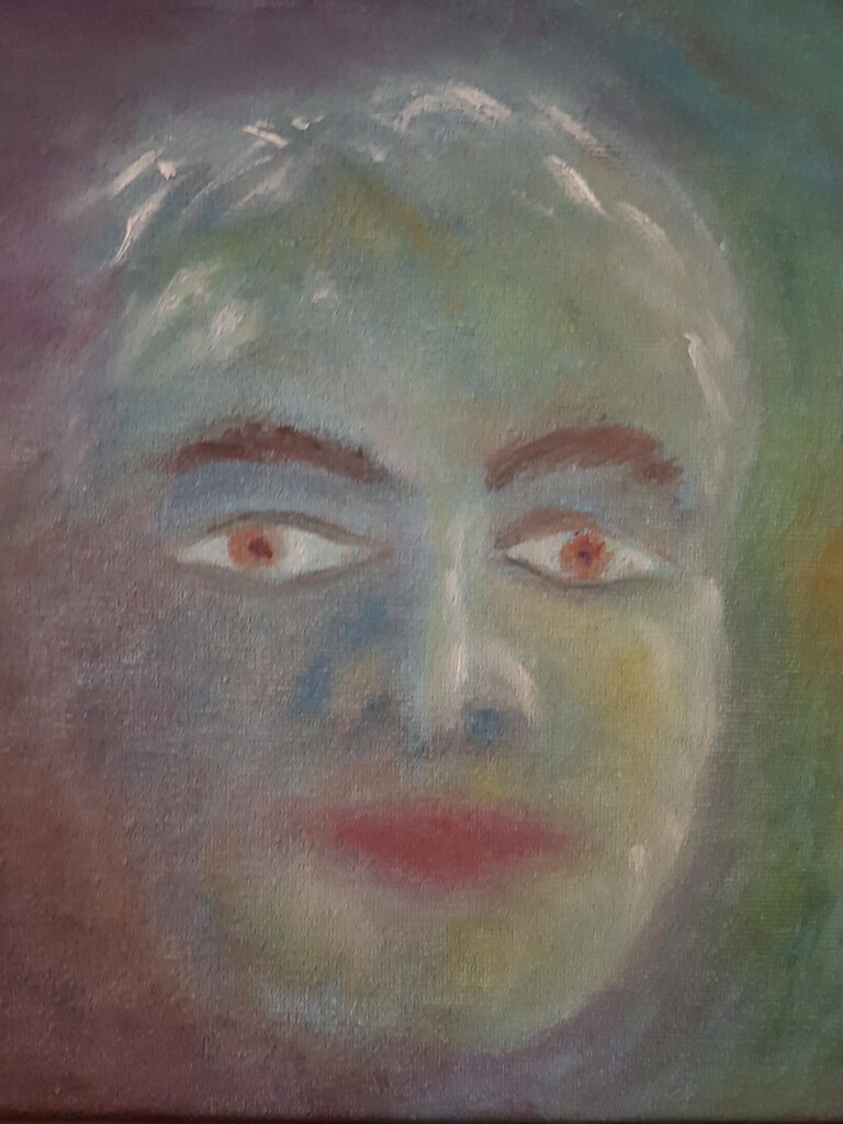 Hayalet Portre / A Ghost Portrait, Tuval Üstüne Yağlı Boya - 2