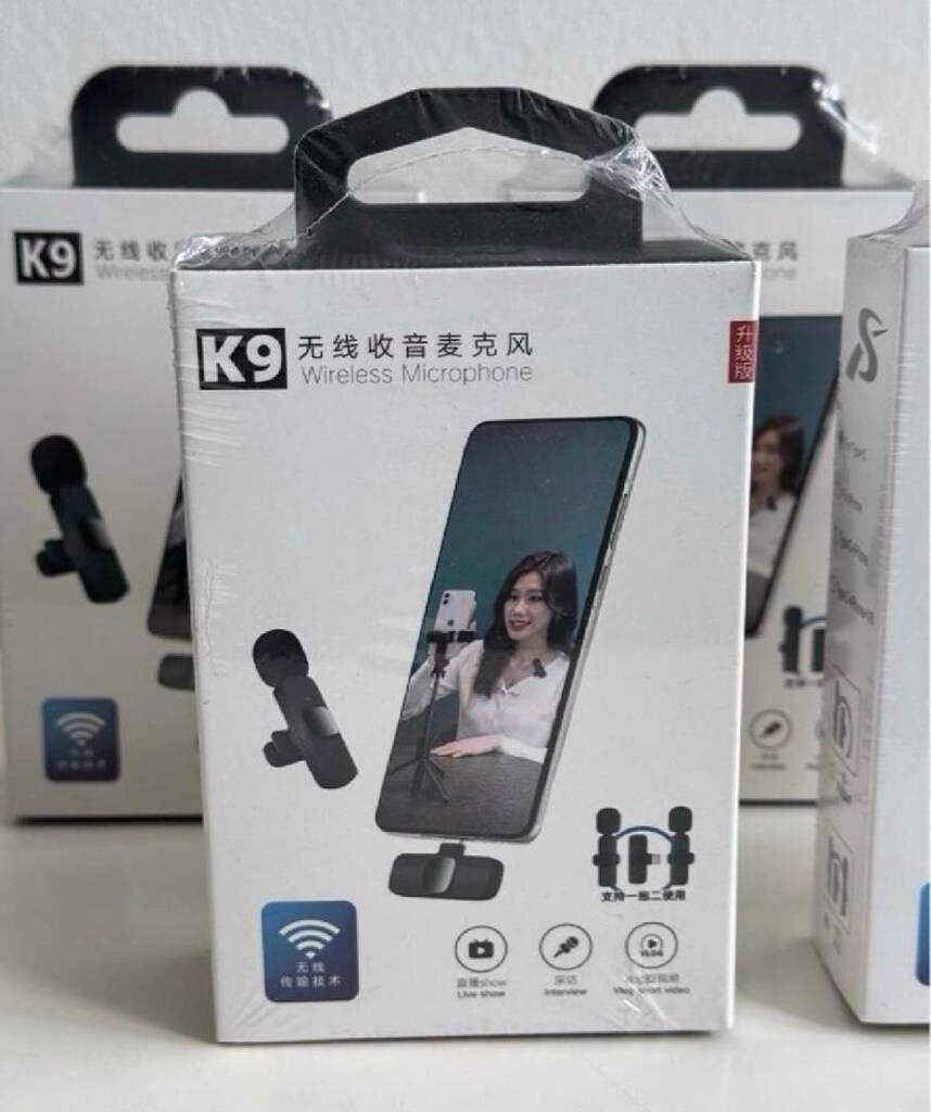 K9 Yaka Mikrofonu 2'li Type-C apple ve android - 3
