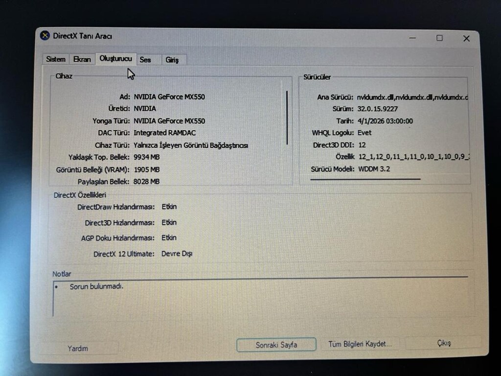 HP 250 G9 i5-1235u 16//512 MX550 Aydınlatma klavye son fiyat - 9