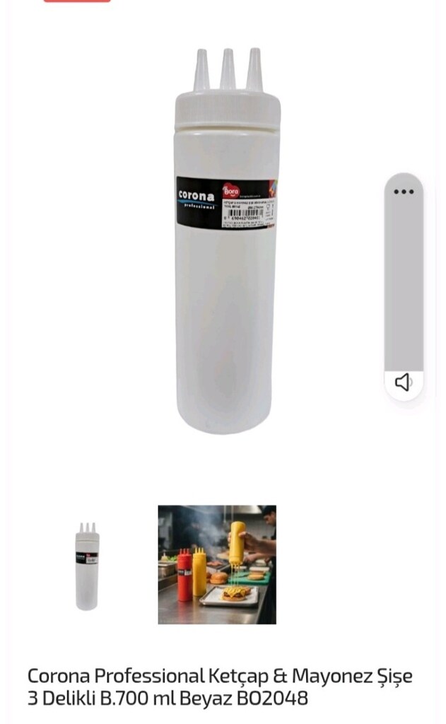 corono marka mayonez ketçap şişesi - 4
