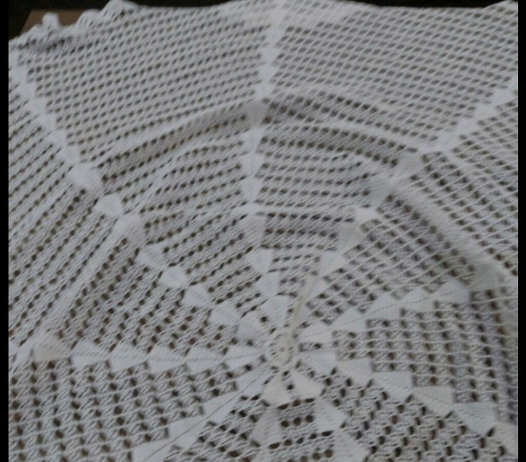 el işi yuvarlak masa örtüsü - 3
