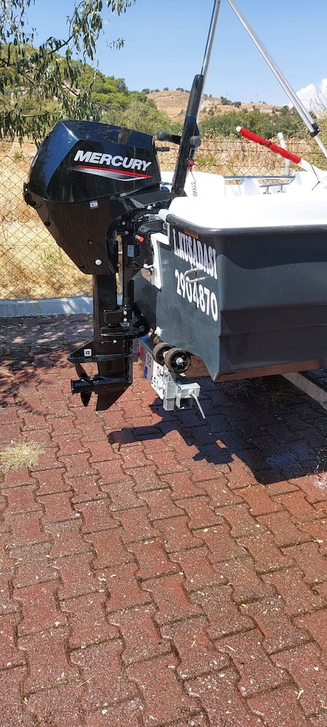 2024 Model, özel üretim fiber tekne+motor+galvaniz uzakyol römork seti - 2