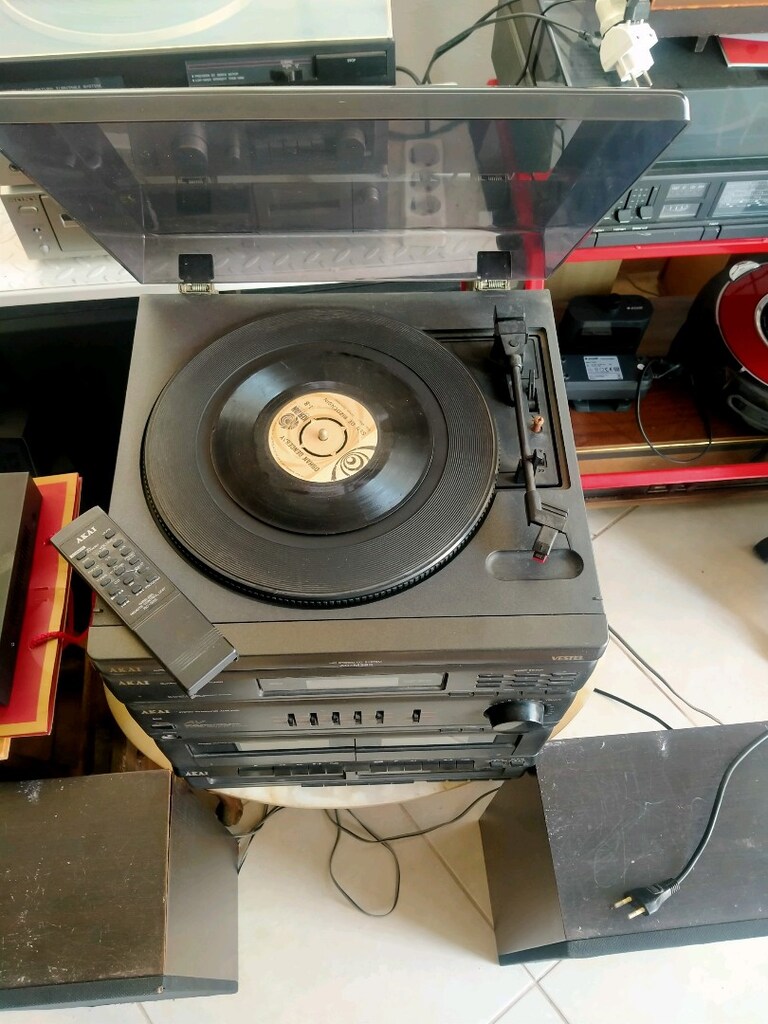 akai müzik seti plak çalar radyo kaset çalar CD çalar - 2