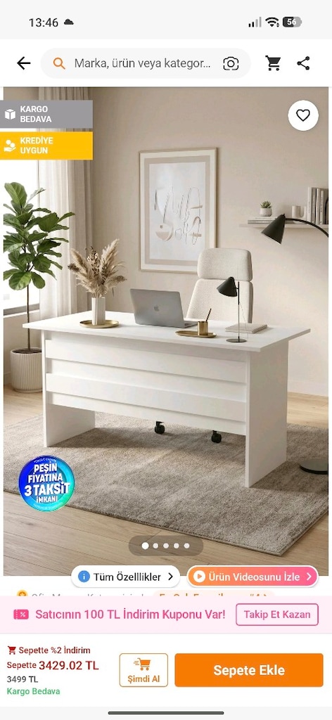 Ofis Çalışma Masası - 5