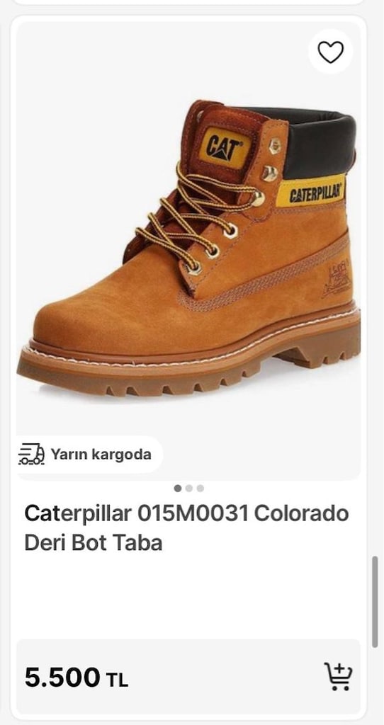 SIFIR CATERPİLLAR BOT 44 NUMARA - 5