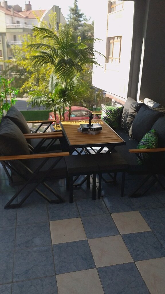 balkon bahçe oturma gurubu - 4