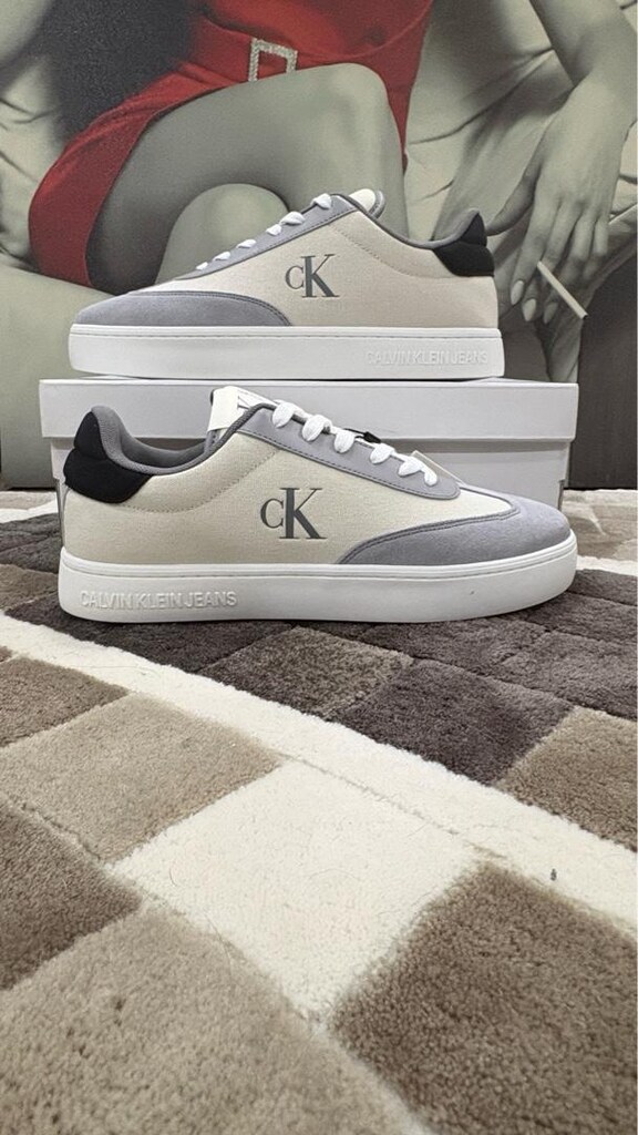Calvin Klein Erkek Beyaz Spor Ayakkabı Sneaker - 2