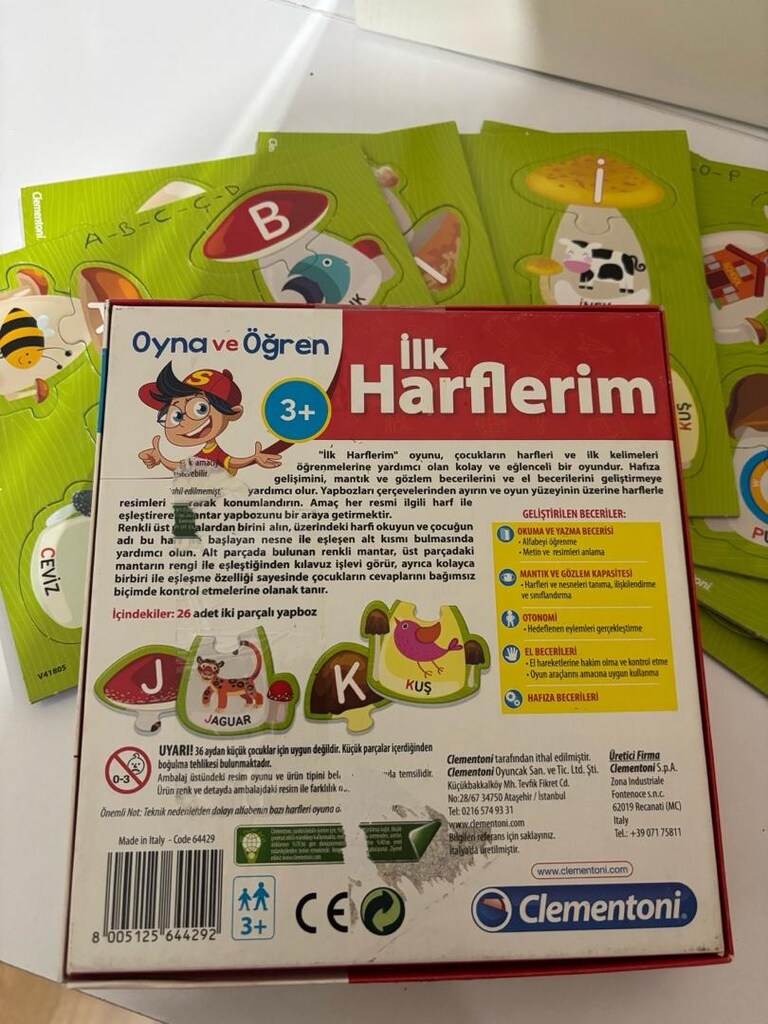 clementoni ilk harflerim - 3