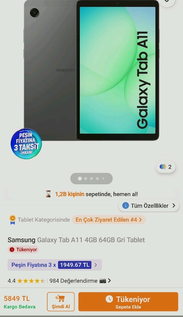 Samsung Galaxy Tab A11 - 2
