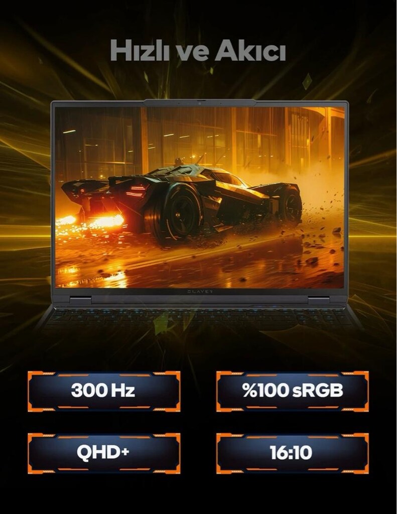 Slayer Ryzen 9 RTX 5060 sıfır laptop - 4